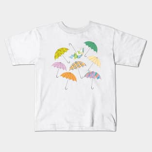 Dance of Umbrellas Kids T-Shirt